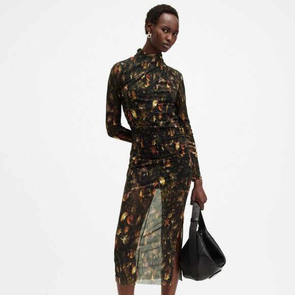 All Saints Tia Mesh Dress - Picture 1 of 7